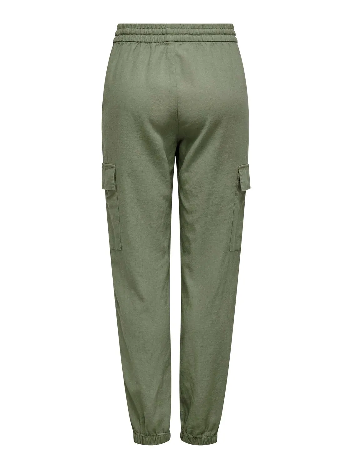 15310987 ONLcaro Linen Pull up Cargo trousers