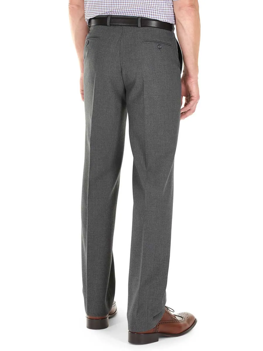 50% OFF - GURTEEN Trousers - Cologne Formal Stretch Flannels - Grey - Size: 36 LONG