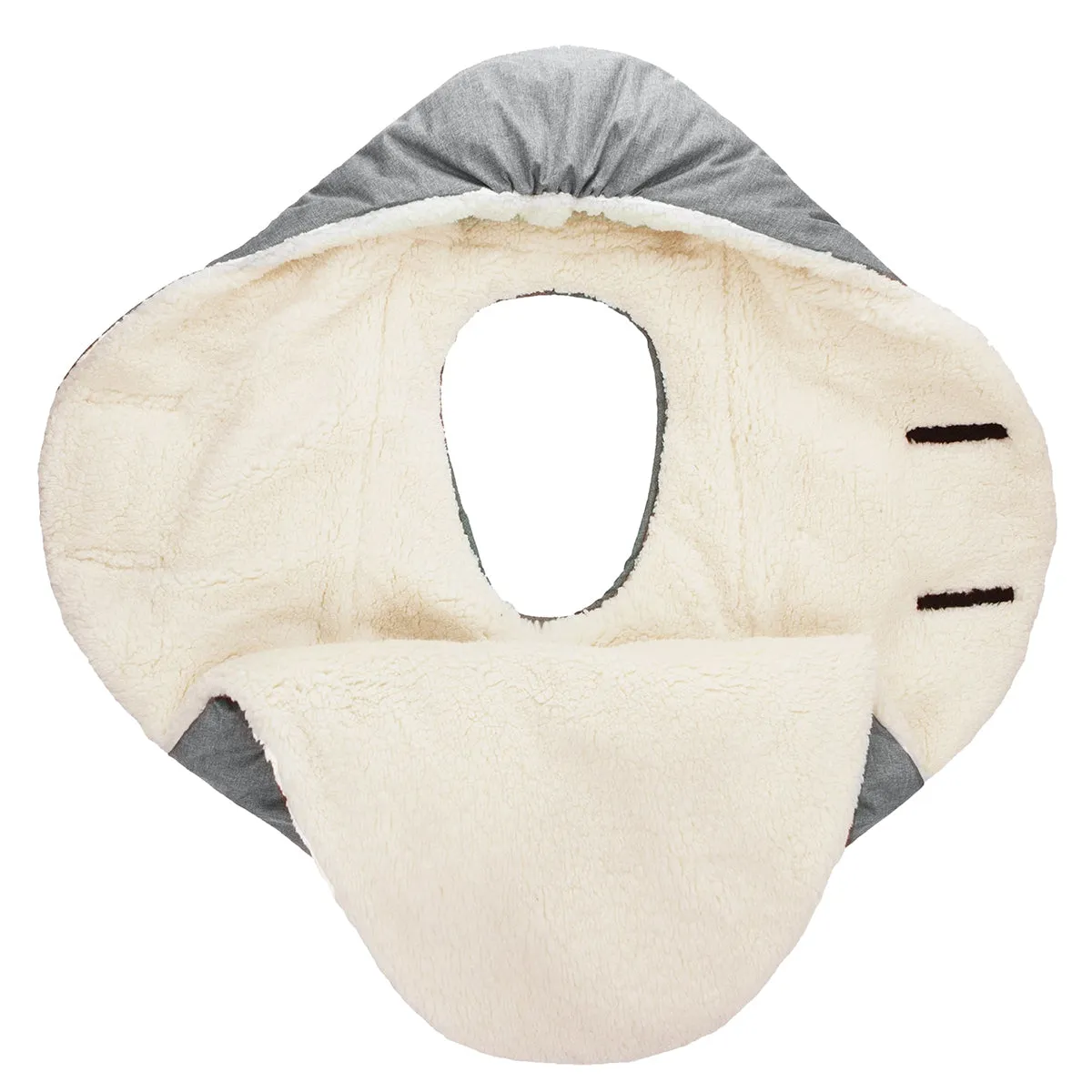 7 A.M. Enfant Nido Cloud Heavyweight Infant Wrap - Core - Heather Grey (0-6m)