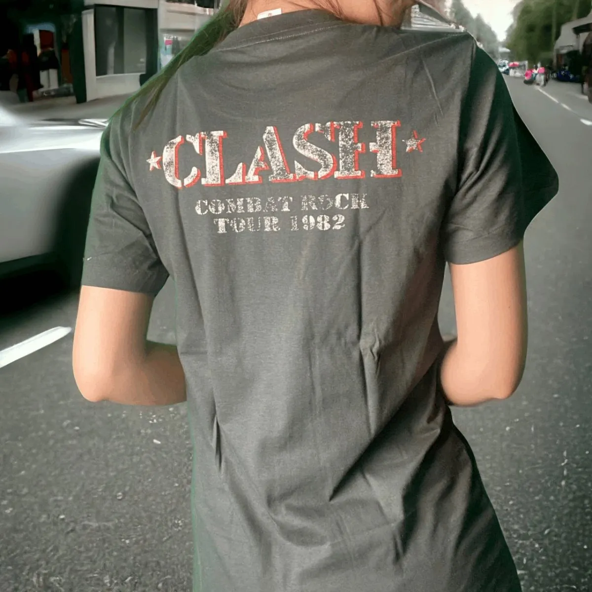 A Timeless Punk Icon: The Clash's 'Combat Rock' 1982 Tour T-Shirt