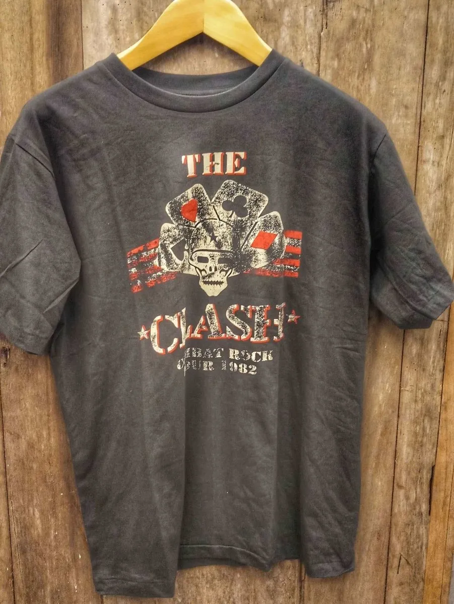 A Timeless Punk Icon: The Clash's 'Combat Rock' 1982 Tour T-Shirt