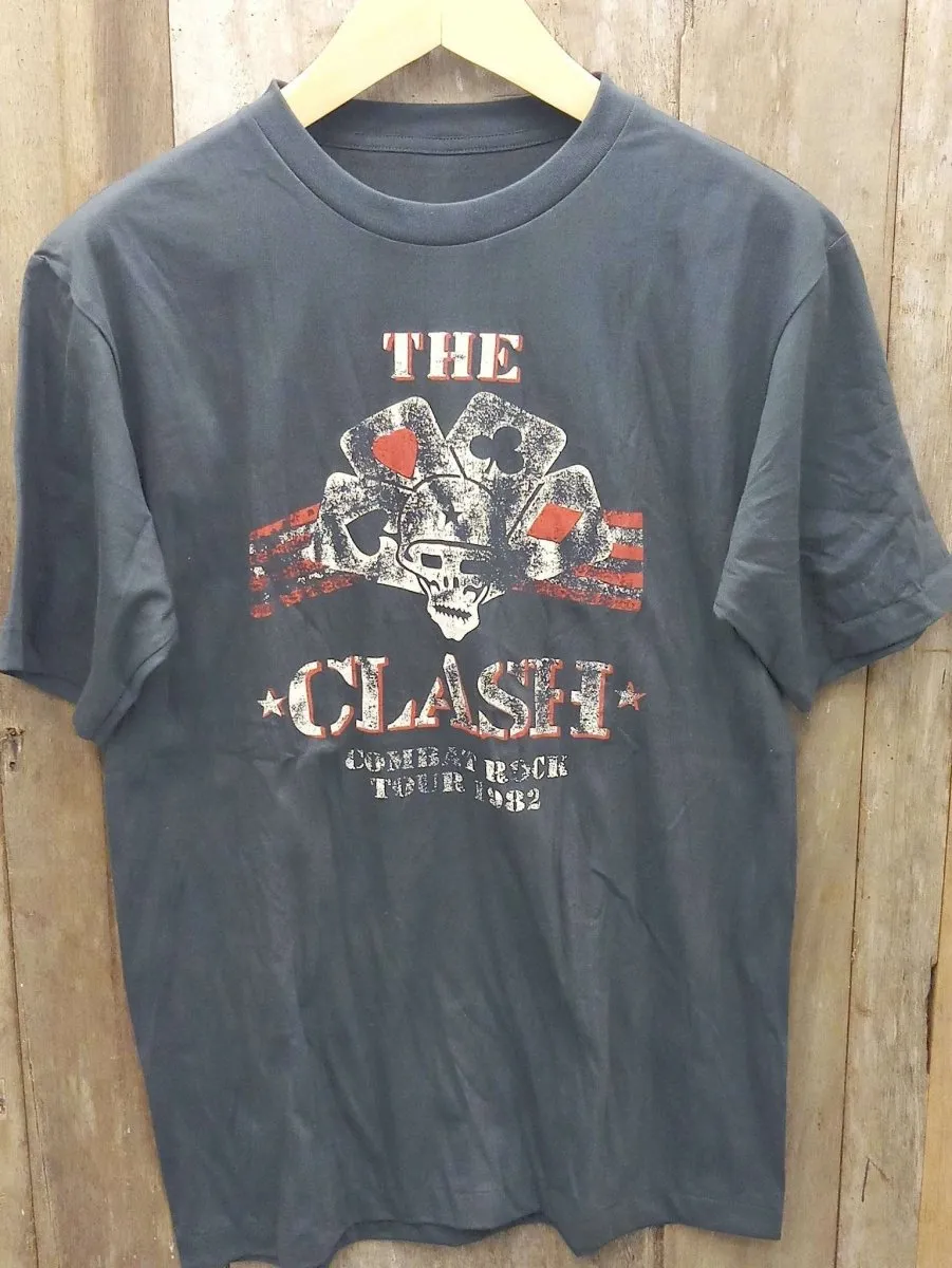 A Timeless Punk Icon: The Clash's 'Combat Rock' 1982 Tour T-Shirt