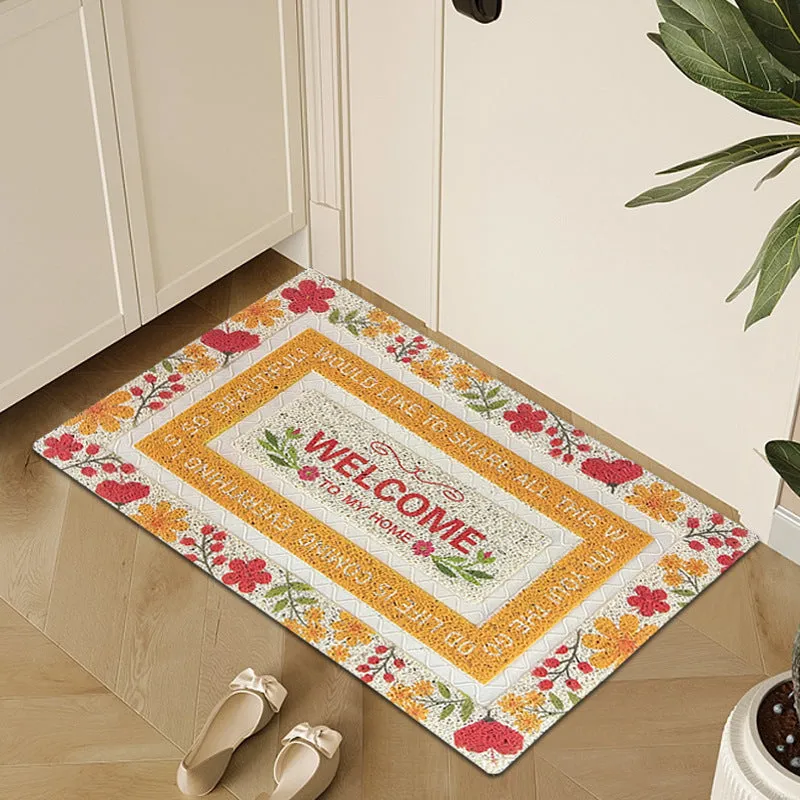 Anti-Slip Door Mat- (5326)Welcome Slush