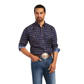 Ariat Men's Relentless Steeled Stretch Snap Peacoat Shirt 10040709