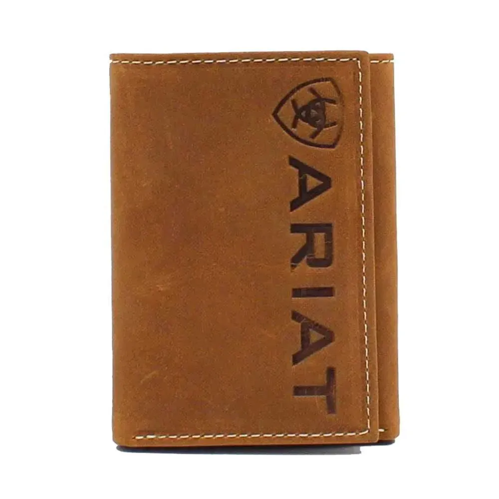 Ariat Vertical Logo - Men's Trifold Wallet