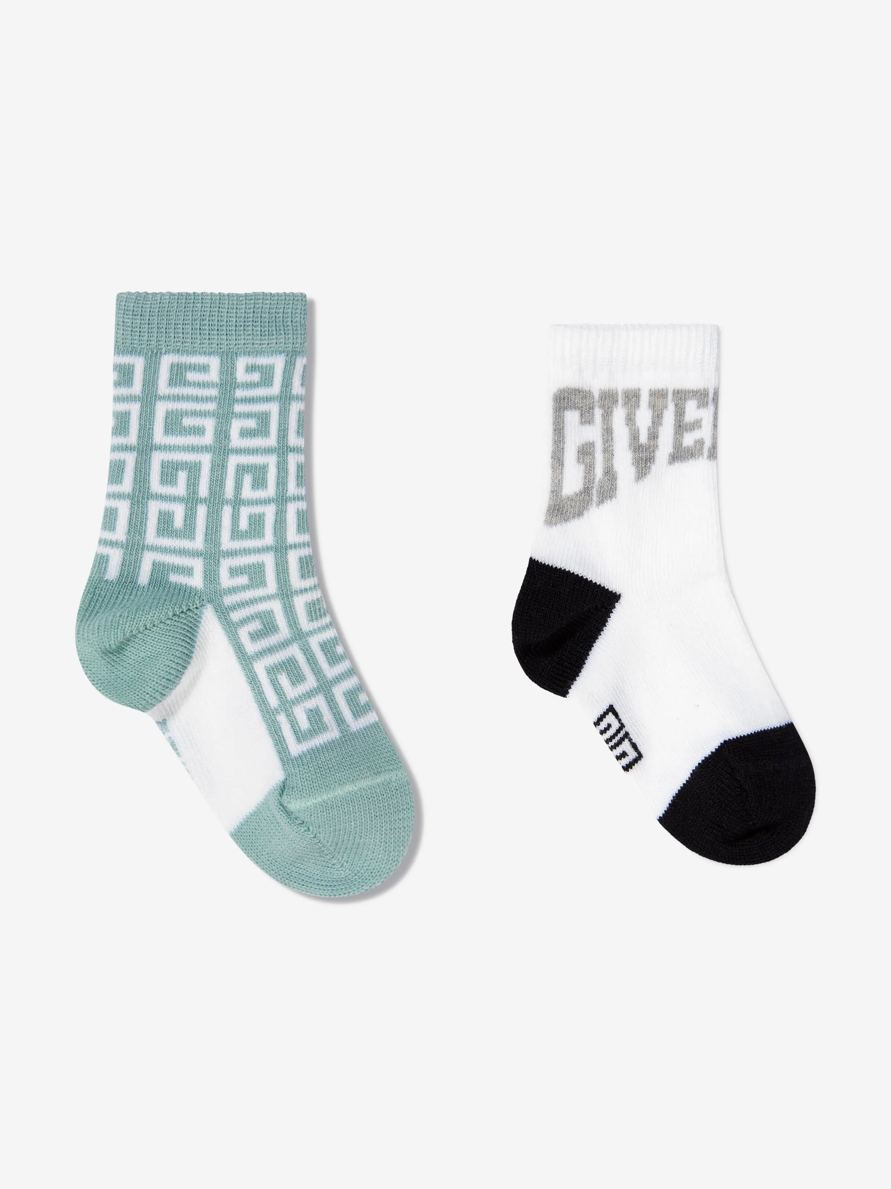 Baby Boys 2 Pack Socks Set in White