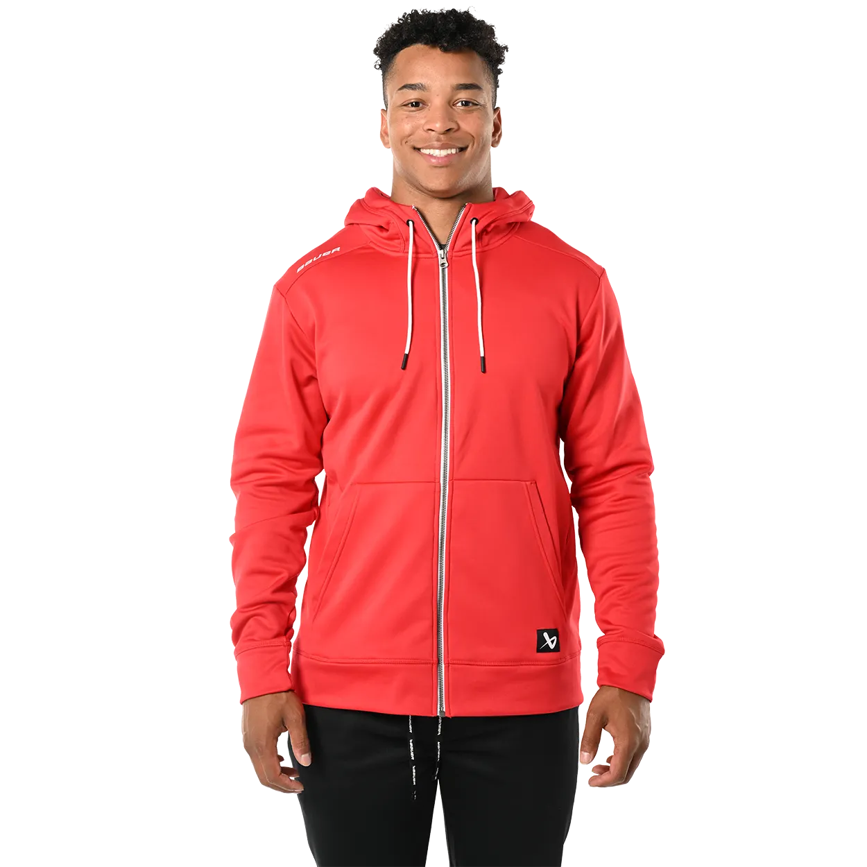 BAUER TEAM FLEECE ZIP HOODIE SENIOR