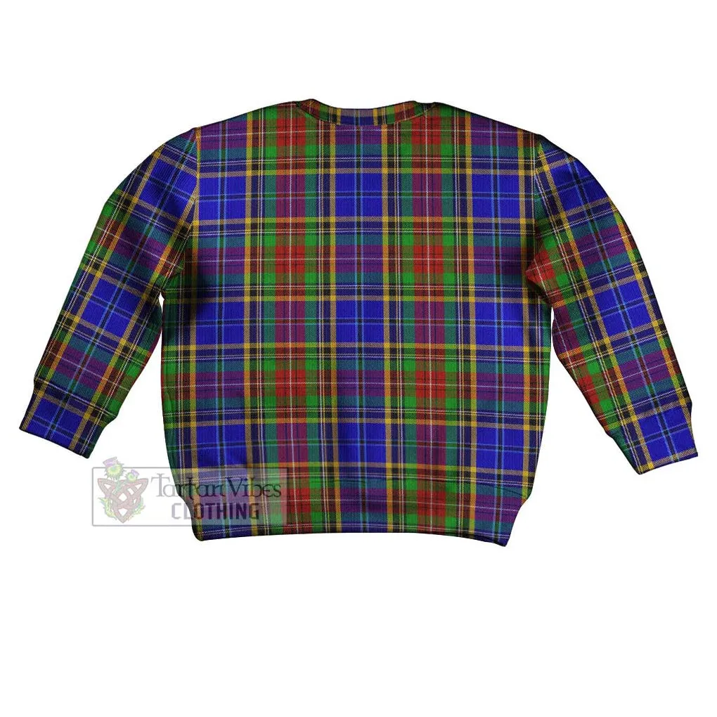 Beattie (Beatty) Tartan Kid Ugly Sweater with Family Crest