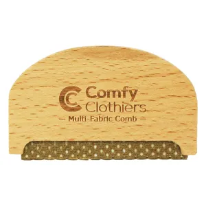 Beech Wood Multi-Fabric Sweater Comb For De-Pilling Sweaters & Other