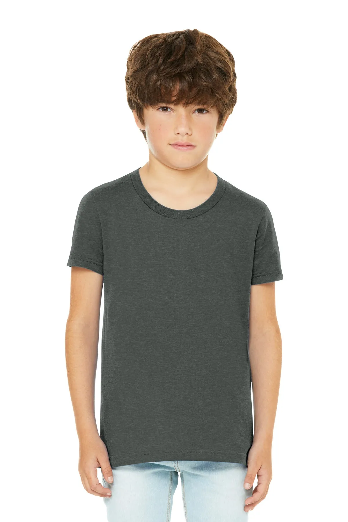 BELLA CANVAS® Youth Heather CVC Tee BC3001YCVC