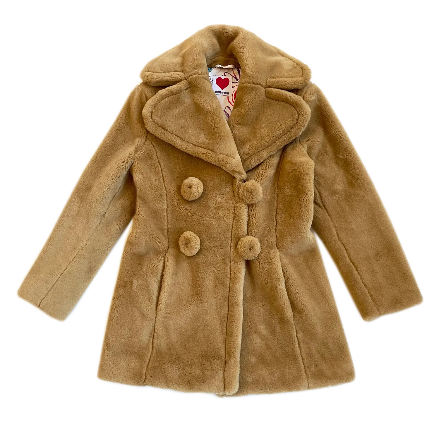 BIOFUR™ "Vintage" Peacoat - Camel