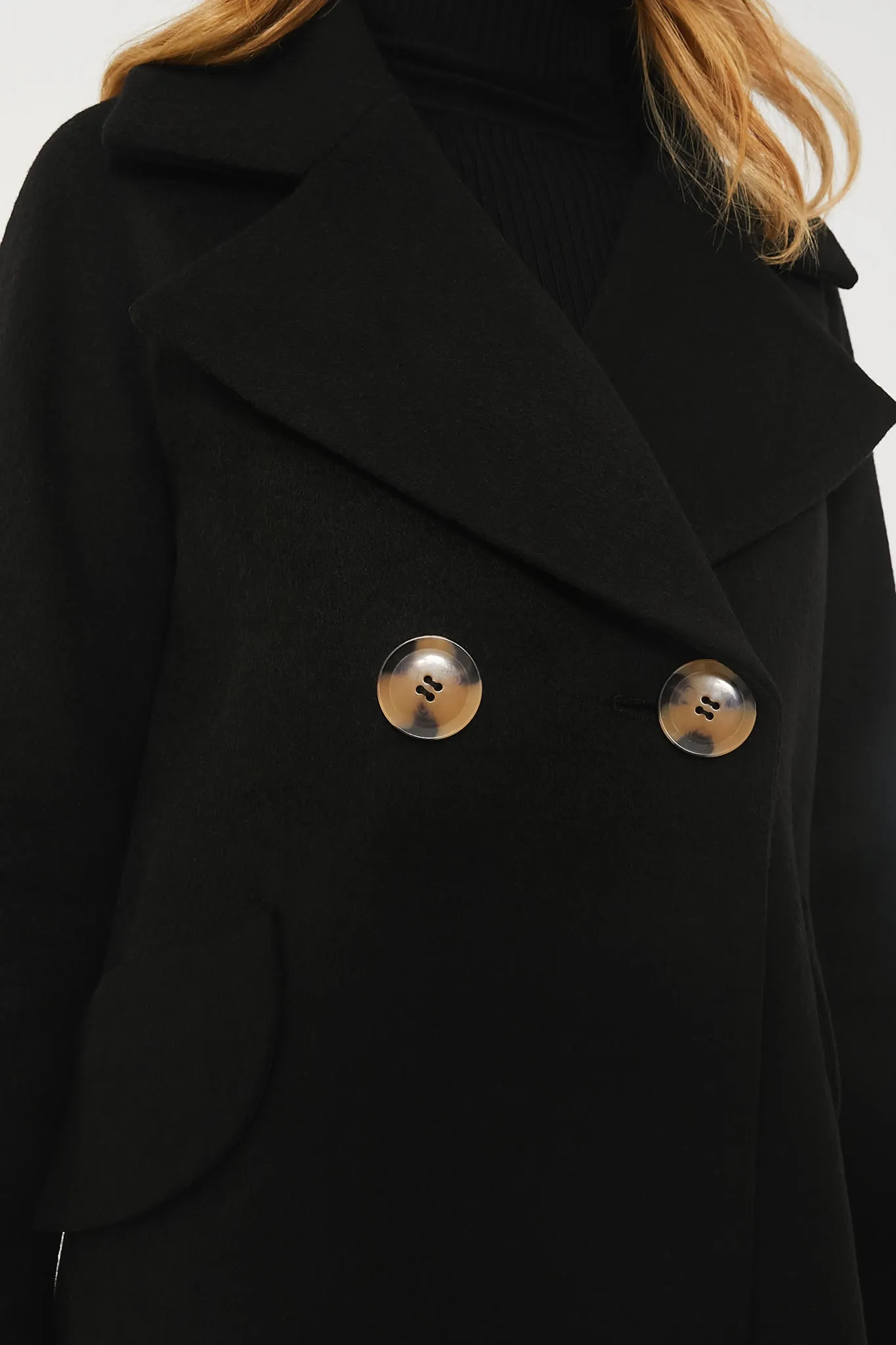 Black Harley Peacoat