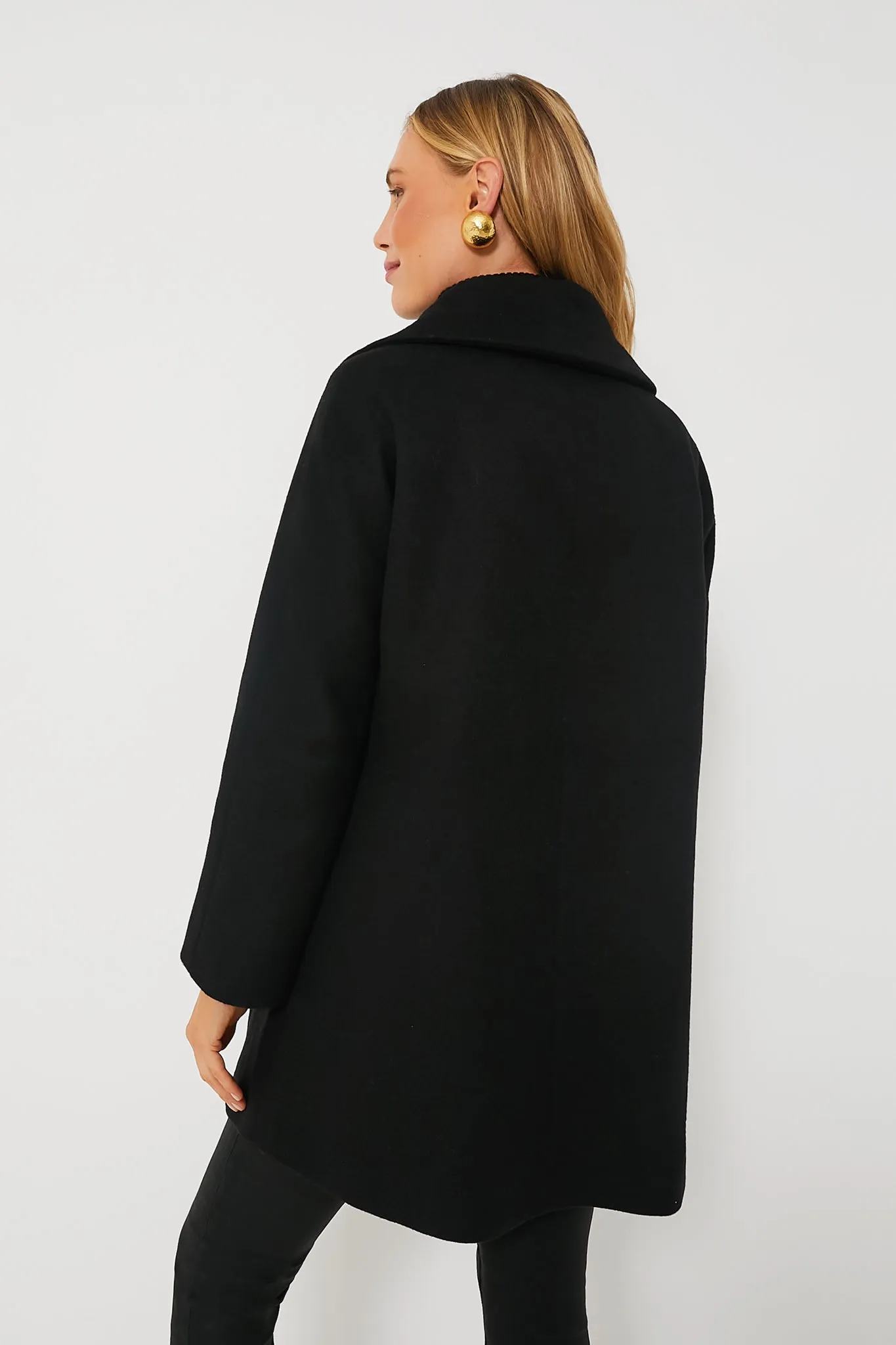 Black Harley Peacoat