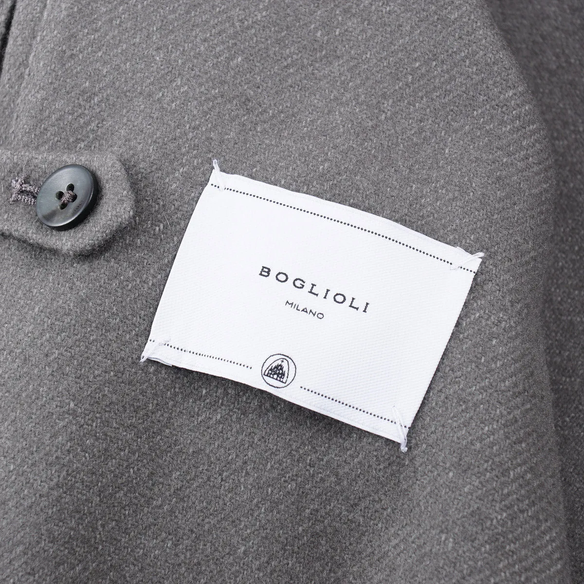 Boglioli Garment-Washed Wool Overcoat