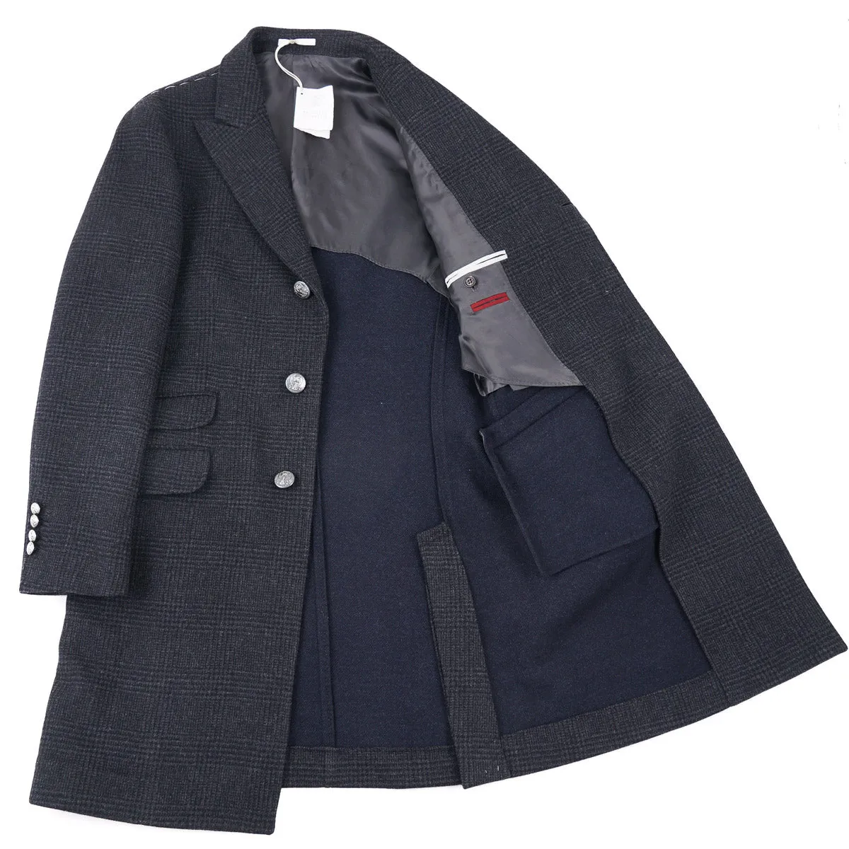 Brunello Cucinelli Slim-Fit Wool Overcoat