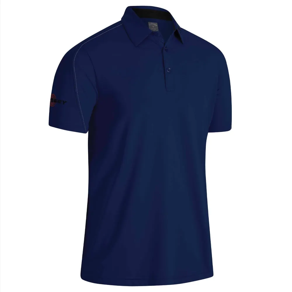 Callaway Stitched Colour Block Polo Shirt - Peacoat