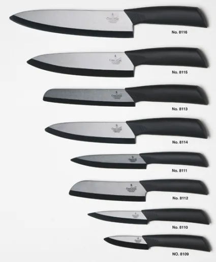 Cape Cod Black Ceramic 8" Chef Knife