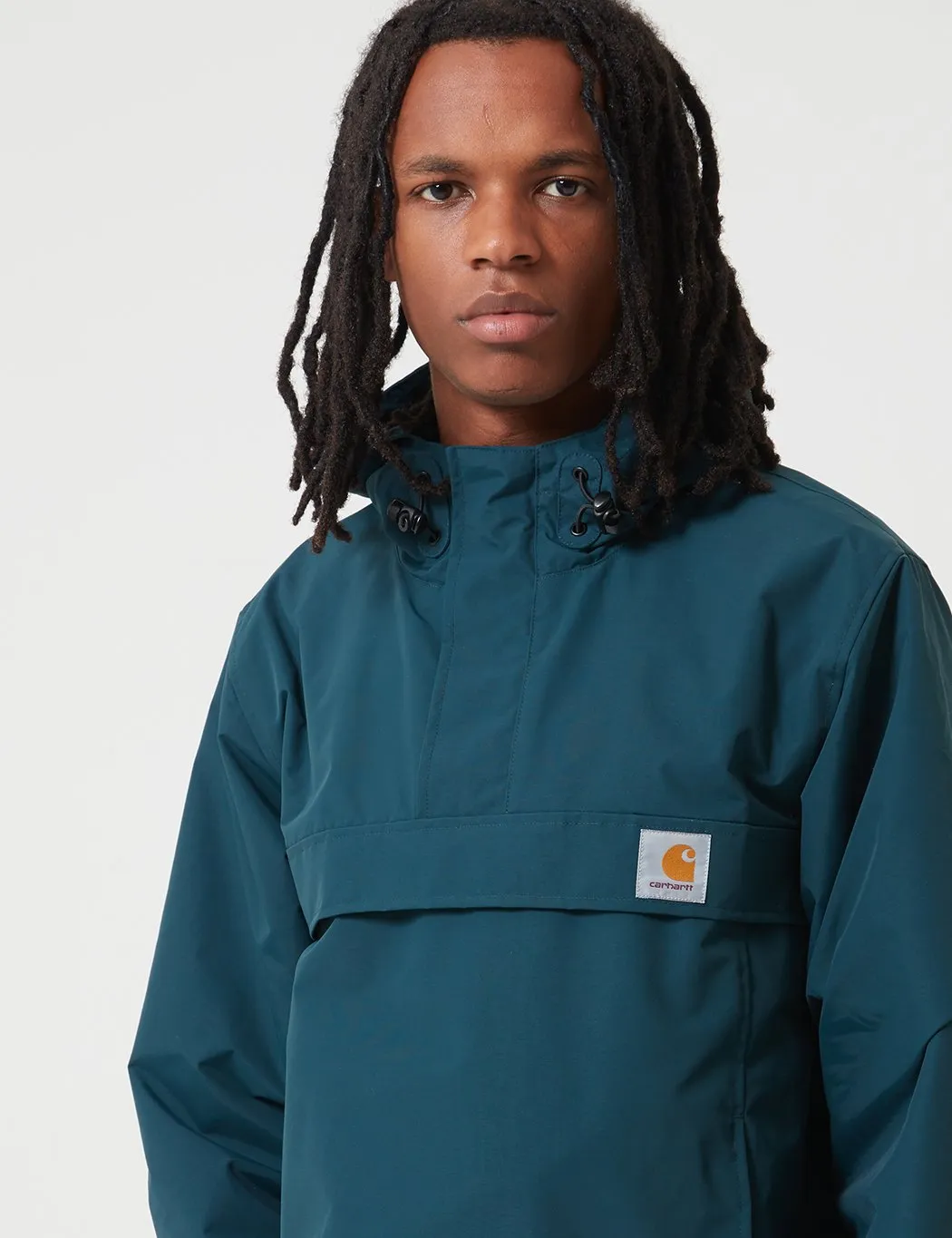 Carhartt-WIP Nimbus Half-Zip Jacket (Fleece Lined) - Duck Blue