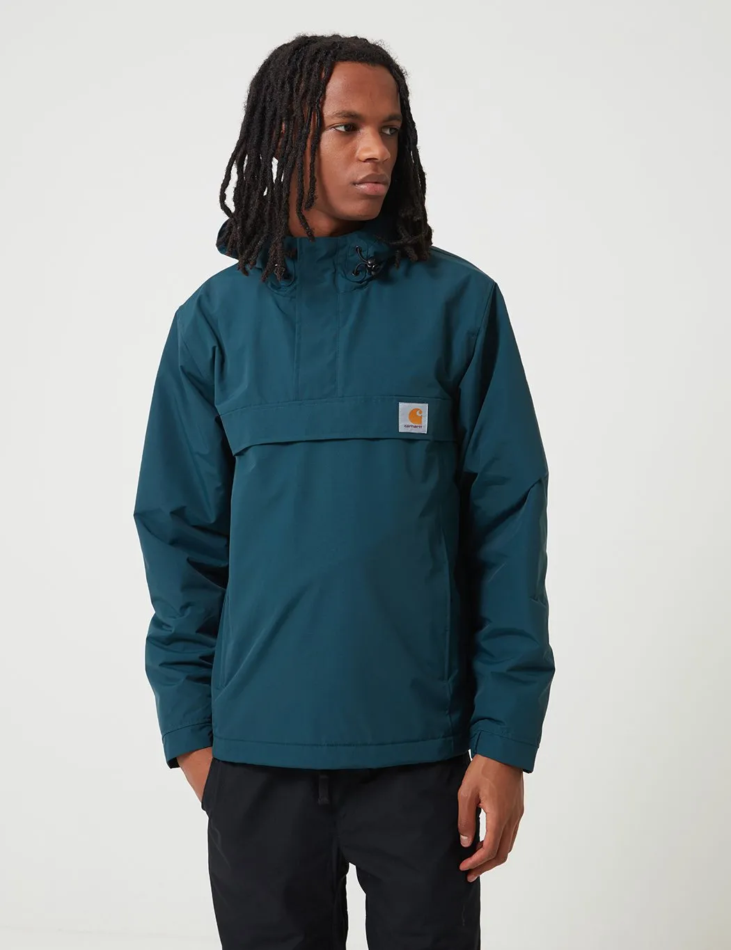 Carhartt-WIP Nimbus Half-Zip Jacket (Fleece Lined) - Duck Blue