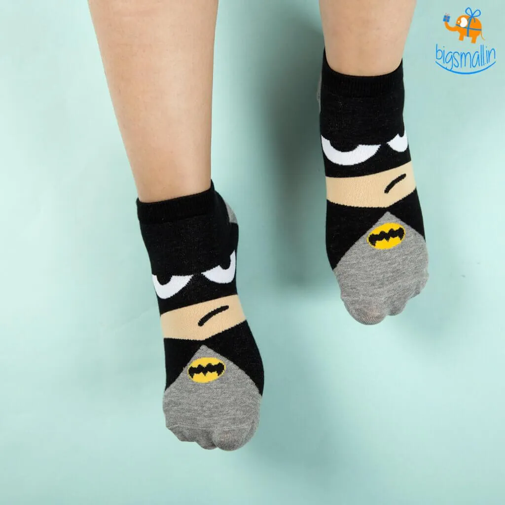 Cartoon Superhero Socks - Set of 5