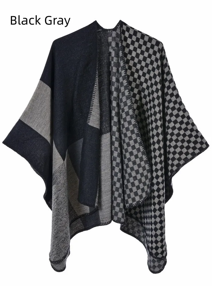 Cashmere-like Scarf Shawl Cloak