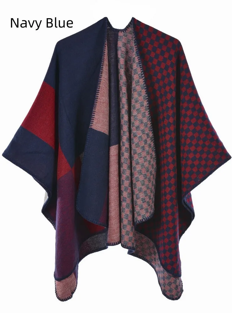 Cashmere-like Scarf Shawl Cloak