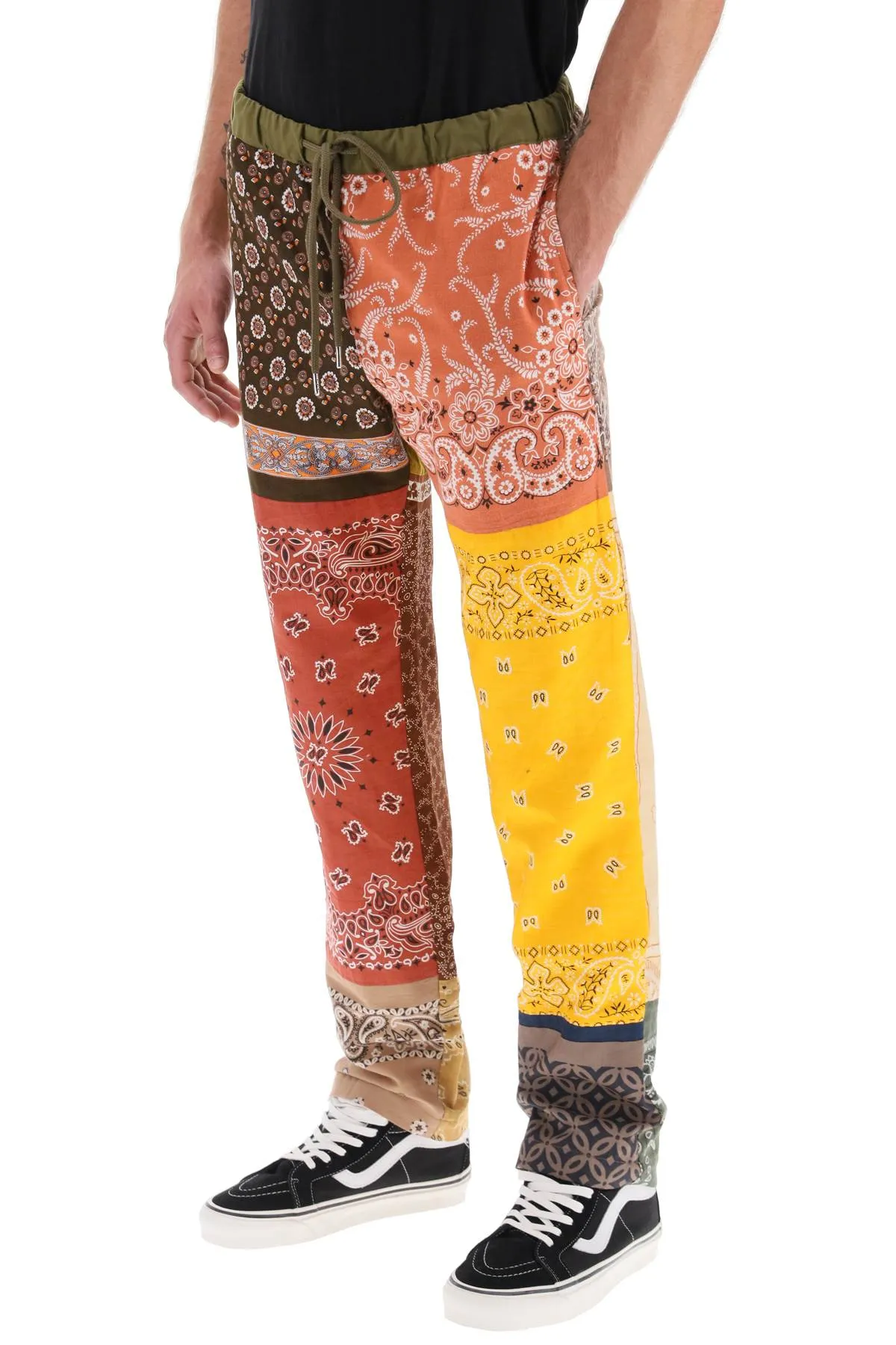 Children of the discordance bandana patchwork pants