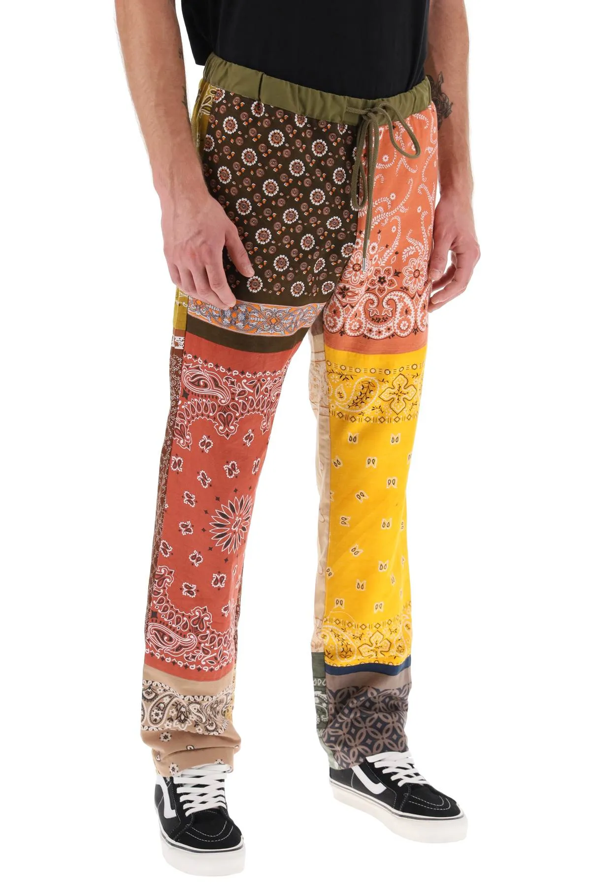 Children of the discordance bandana patchwork pants