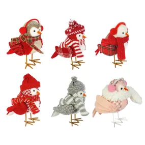 Christmas Bird 11cm Assorted