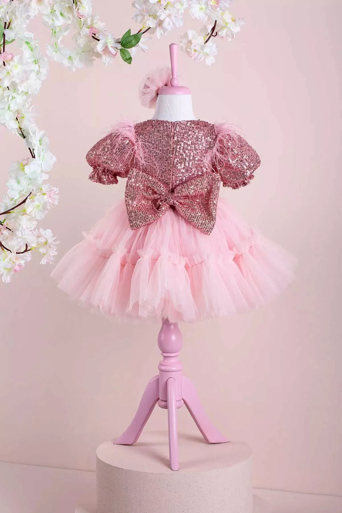 Clara Pink Party Dress