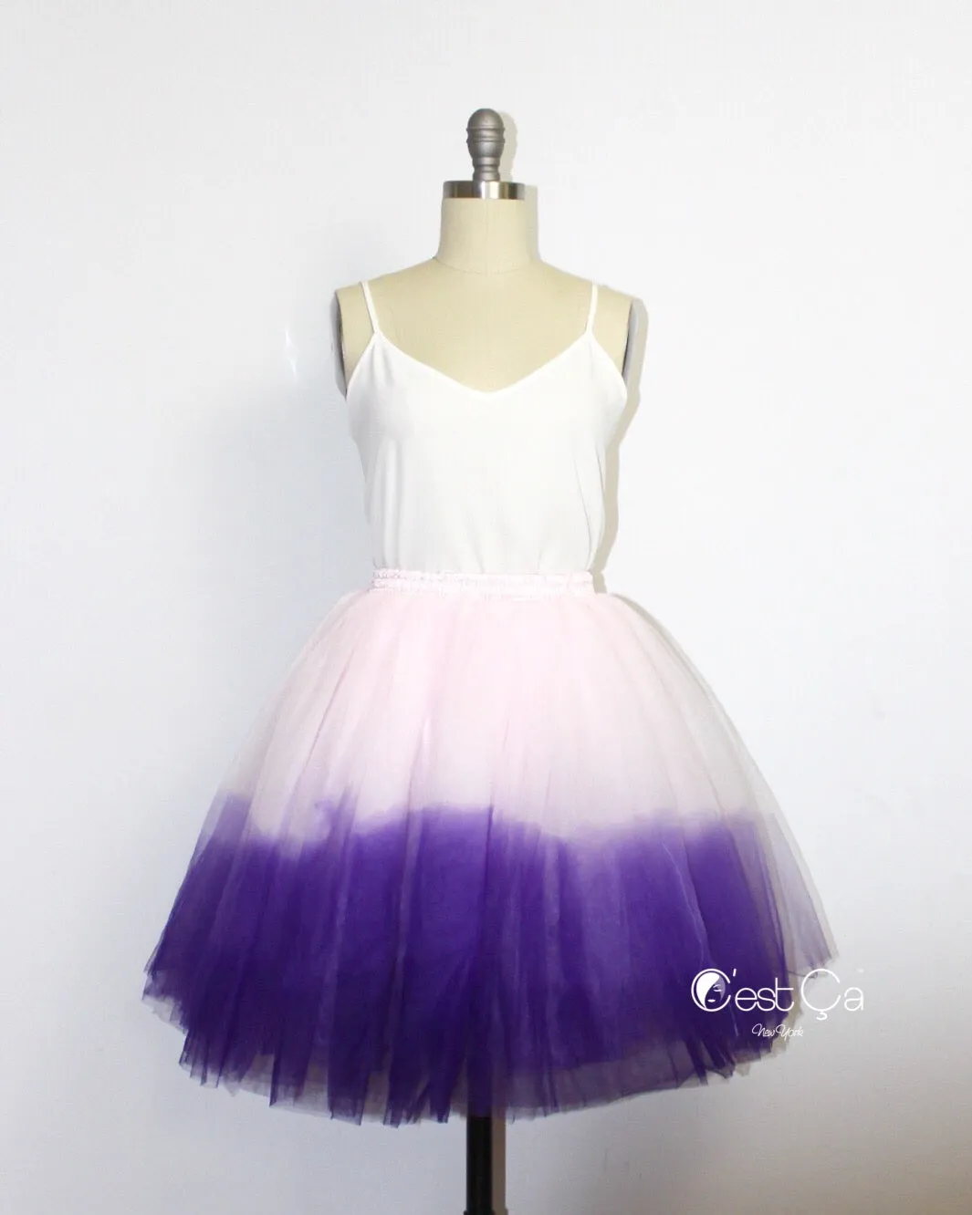 Clarisa Ombre Tulle Skirt - Custom Dyed