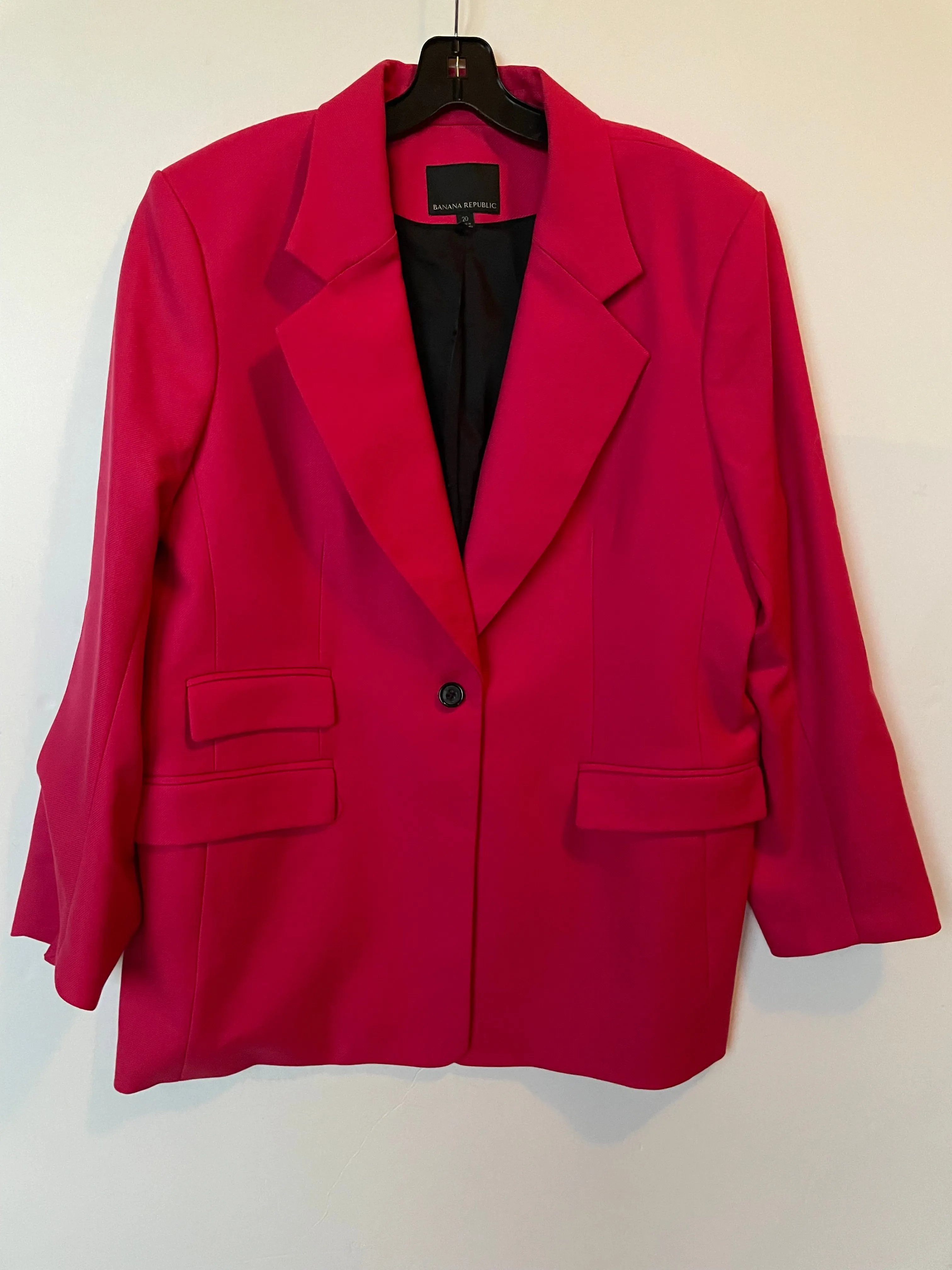 Coat Peacoat By Banana Republic In Pink, Size: 20