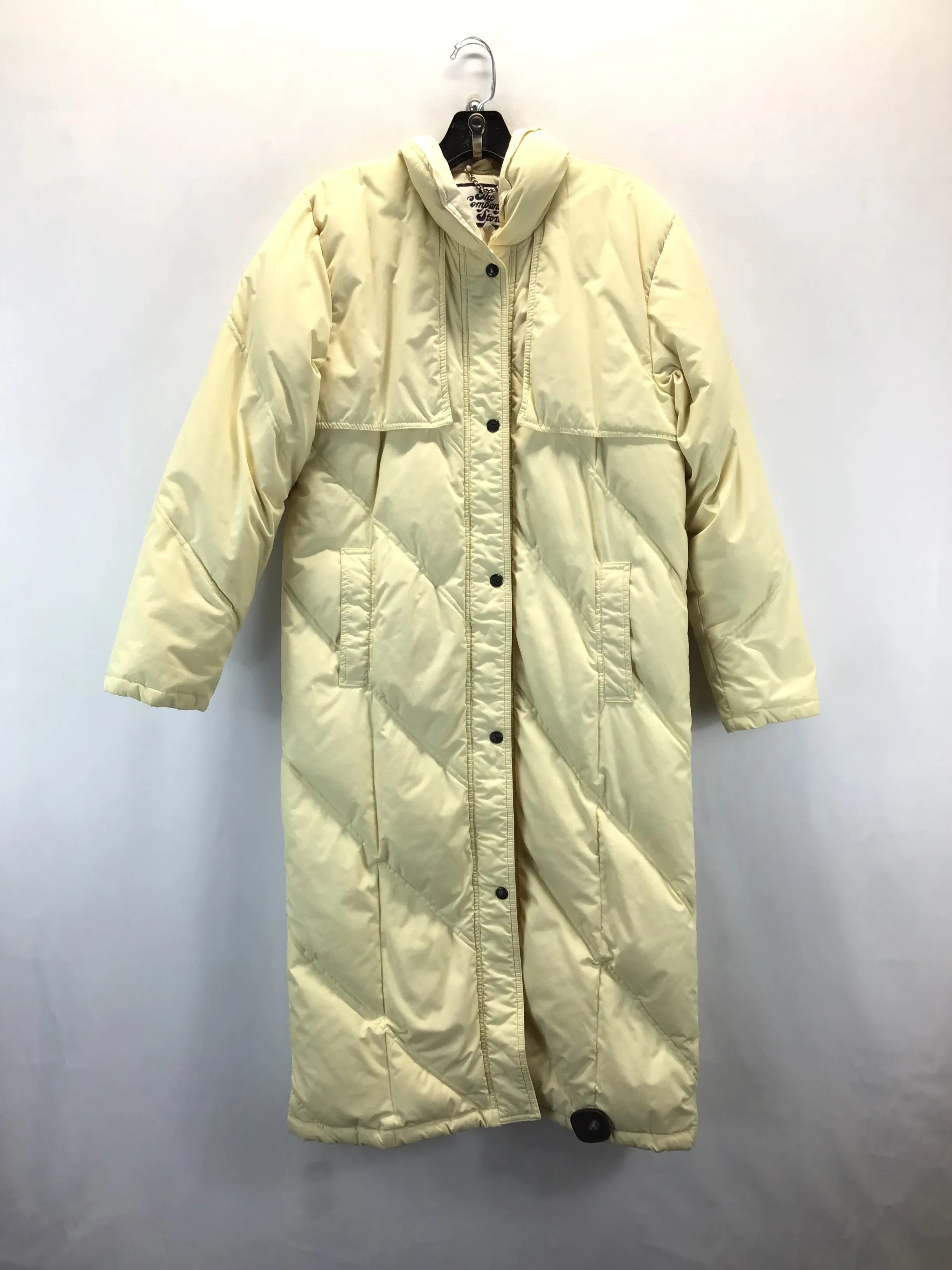 Coat Puffer & Quilted By Clothes Mentor In Yellow, Size: M