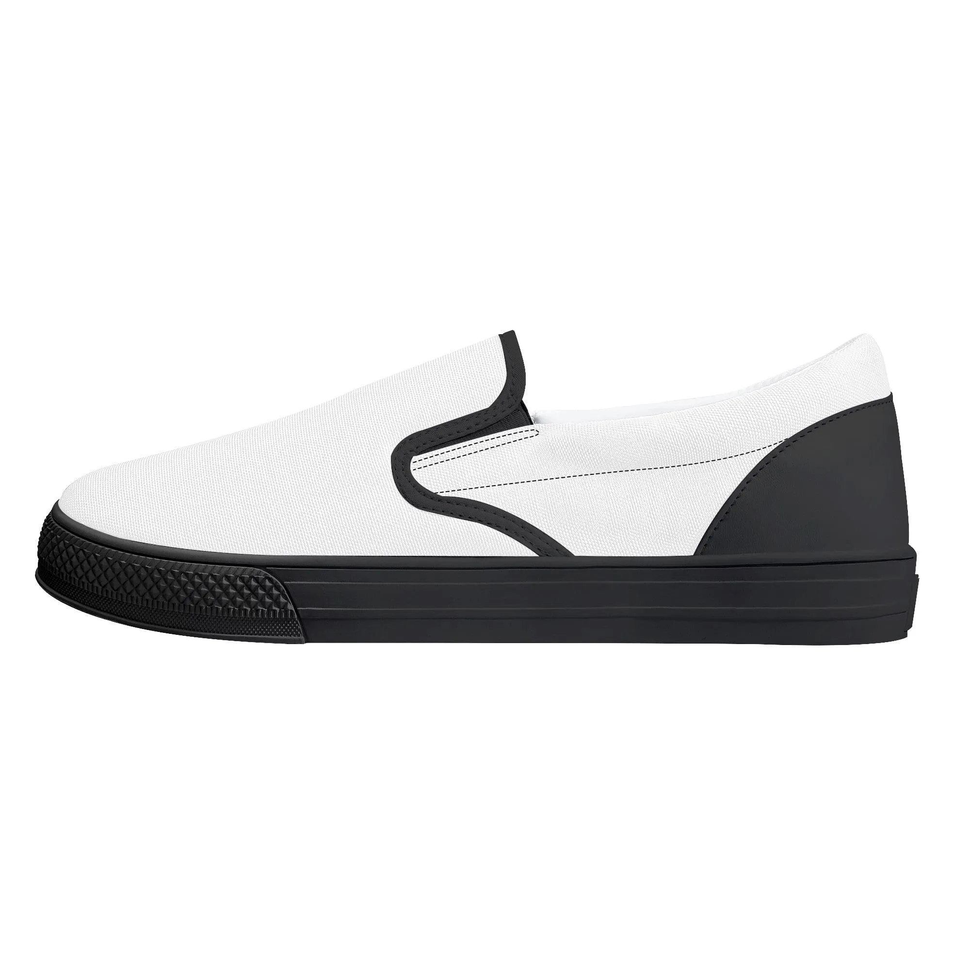 Custom Slip on Shoes - Black D31