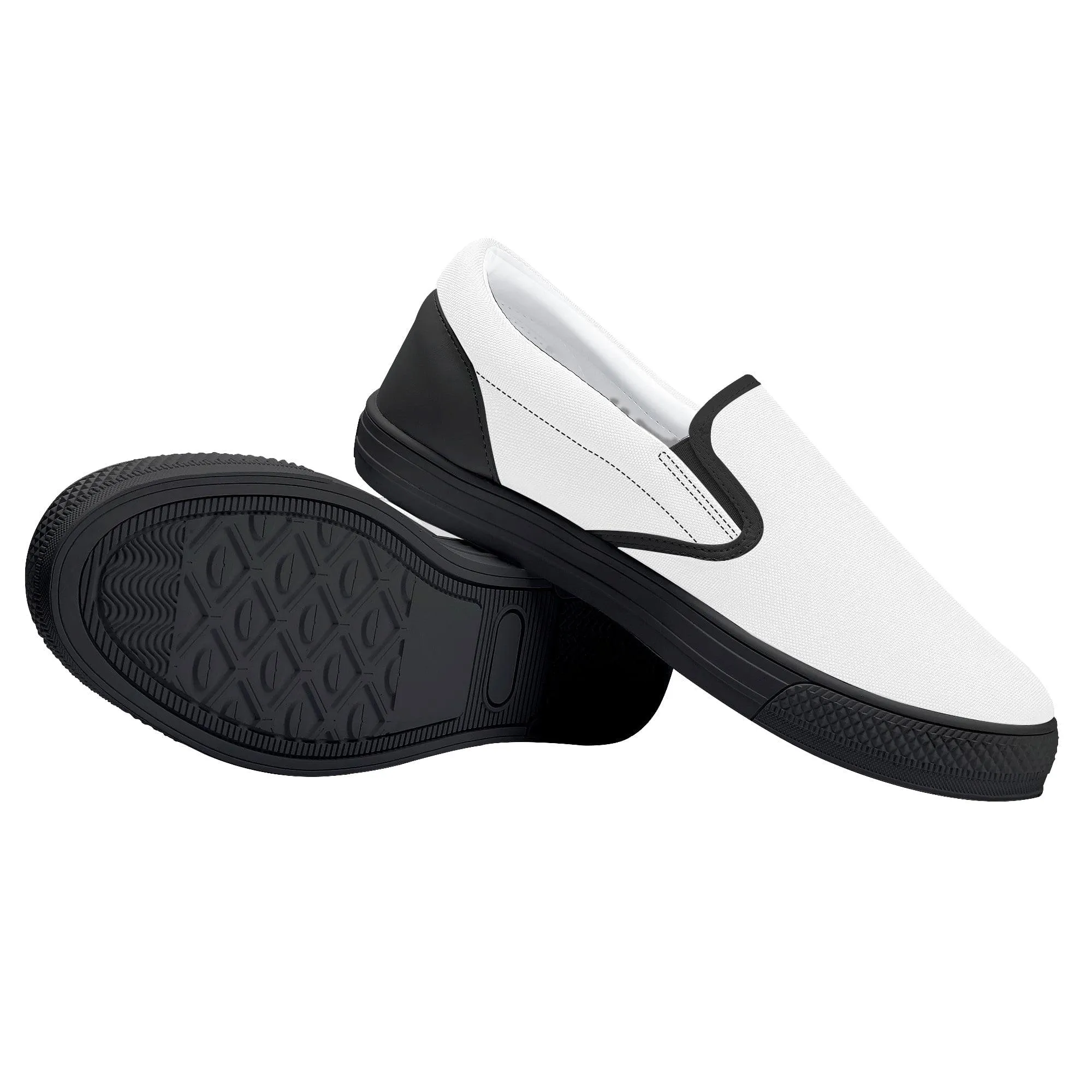 Custom Slip on Shoes - Black D31