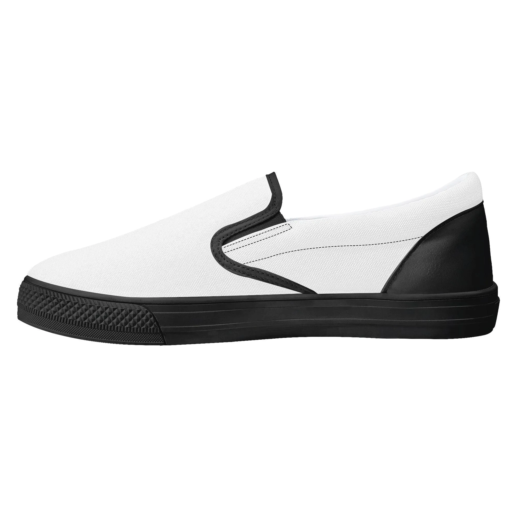 Custom Slip on Shoes - Black D31