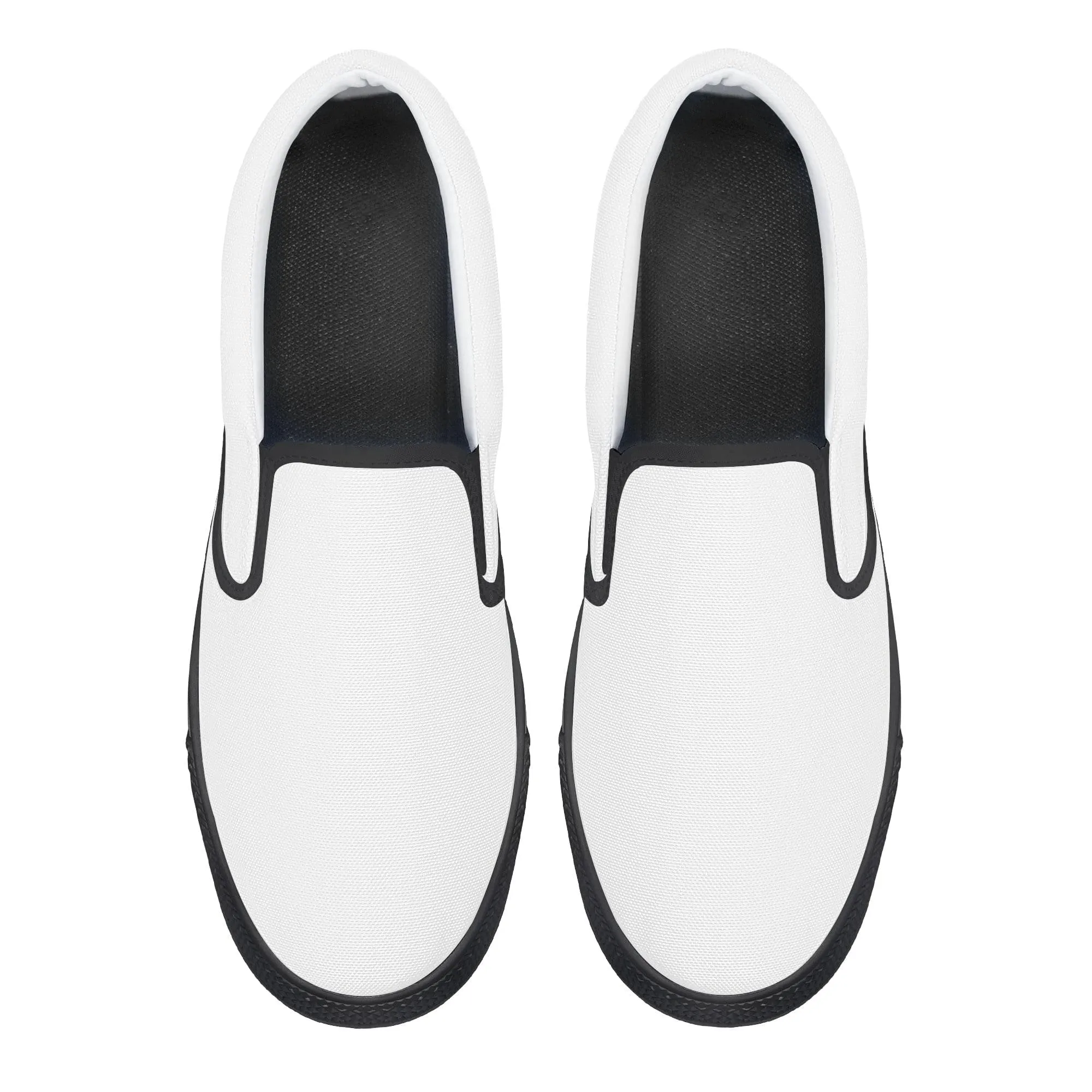 Custom Slip on Shoes - Black D31