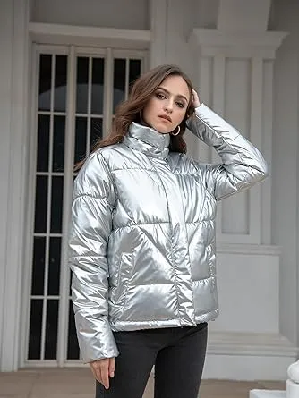 Diamond Quilted Puffer Coat