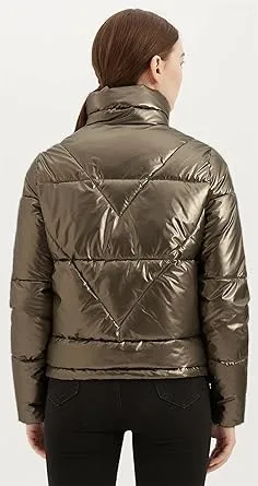 Diamond Quilted Puffer Coat