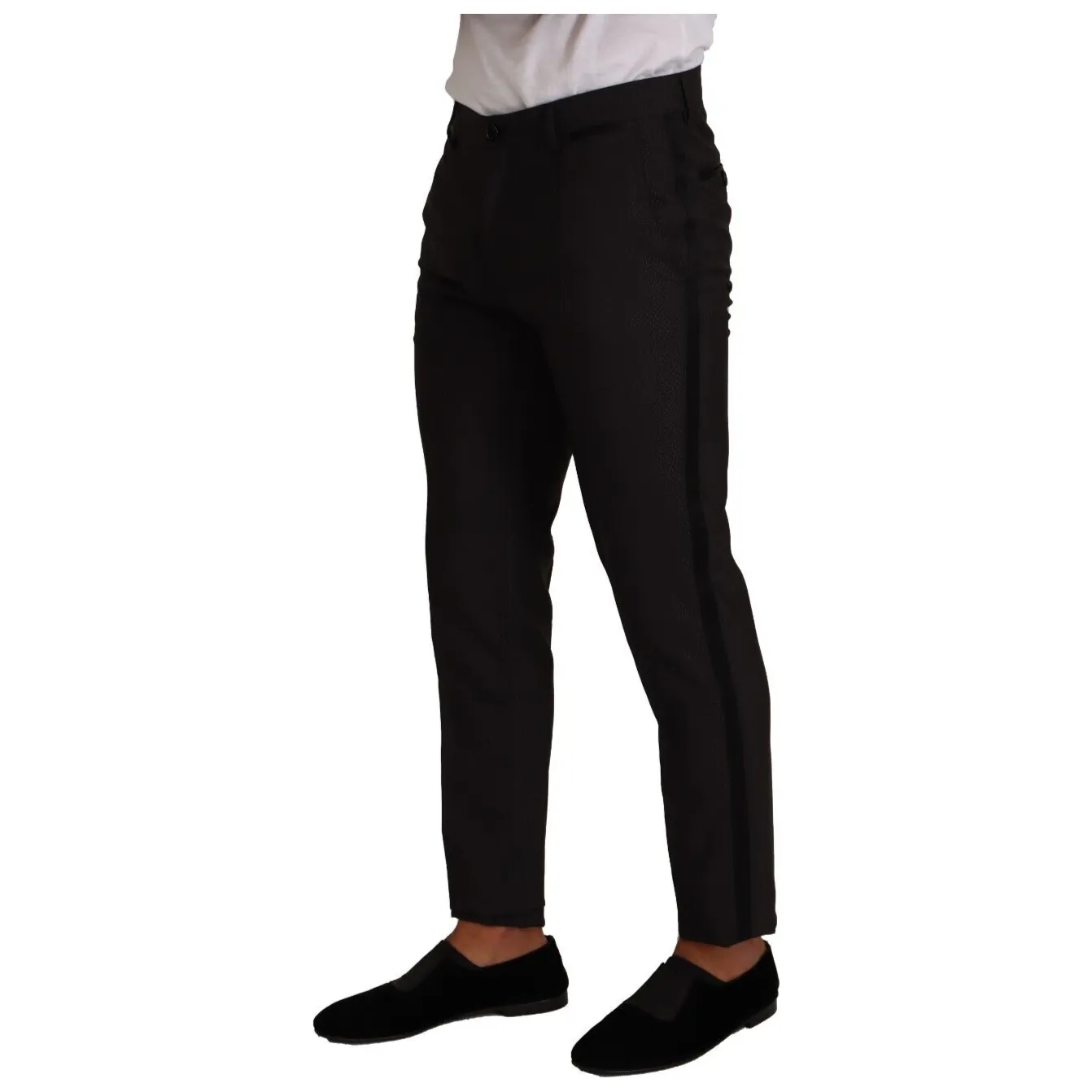 Dolce & Gabbana Elegant Skinny Tuxedo Trousers