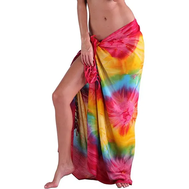 Double process fringe sarongs