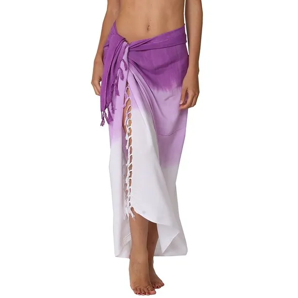 Double process fringe sarongs