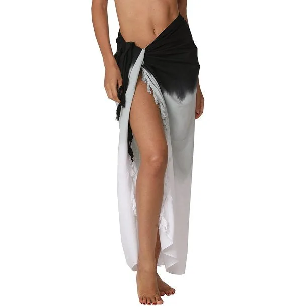 Double process fringe sarongs