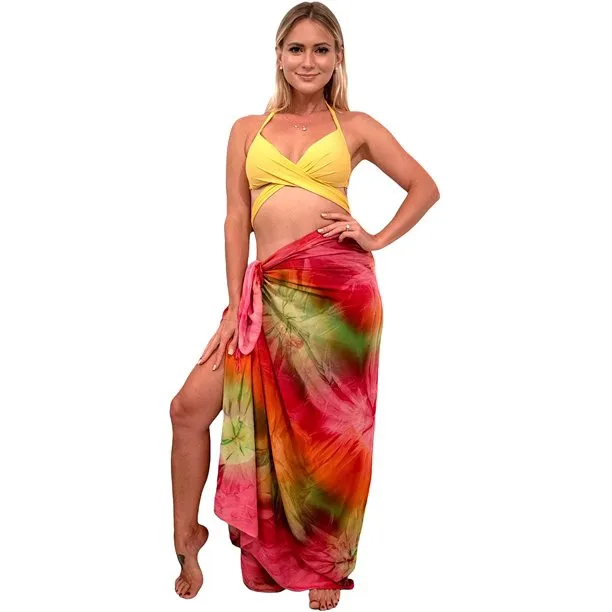 Double process fringe sarongs