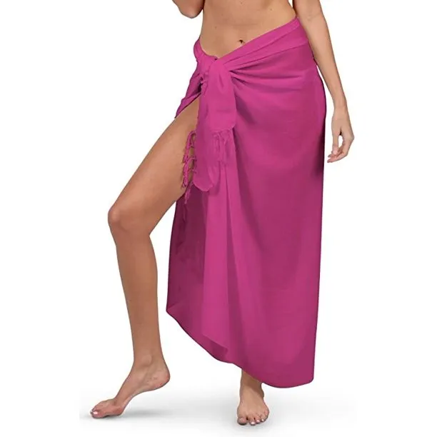 Double process fringe sarongs