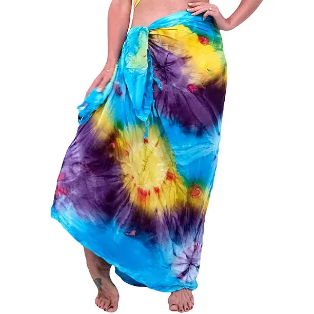 Double process fringe sarongs