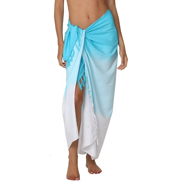 Double process fringe sarongs