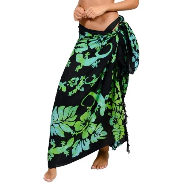 Double process fringe sarongs