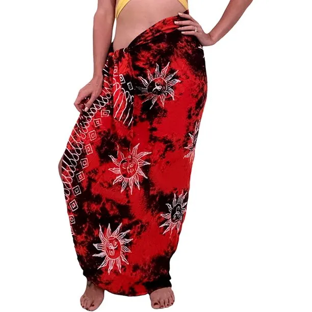 Double process fringe sarongs