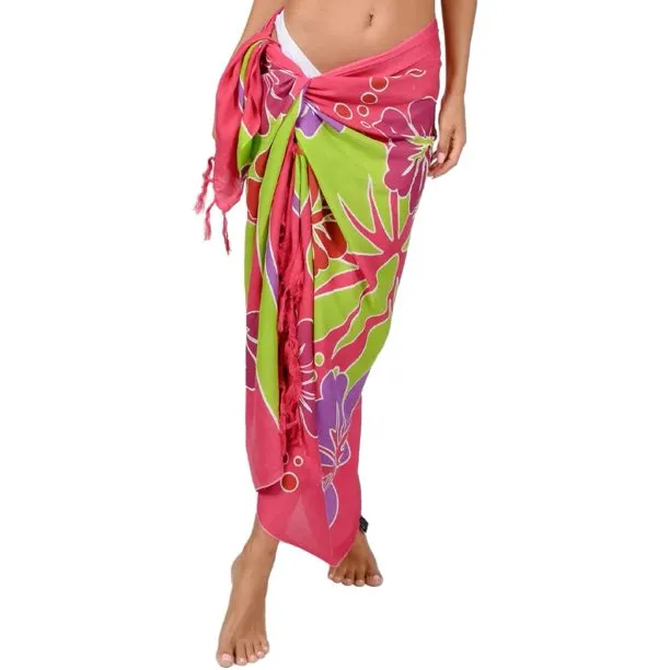 Double process fringe sarongs